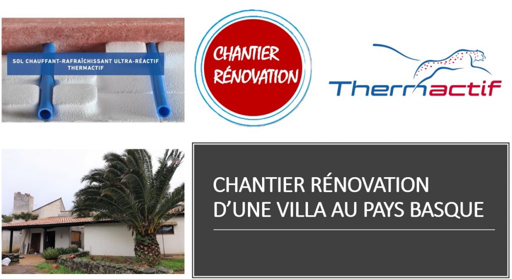 coulage de chape thermio+ sur Thermactif